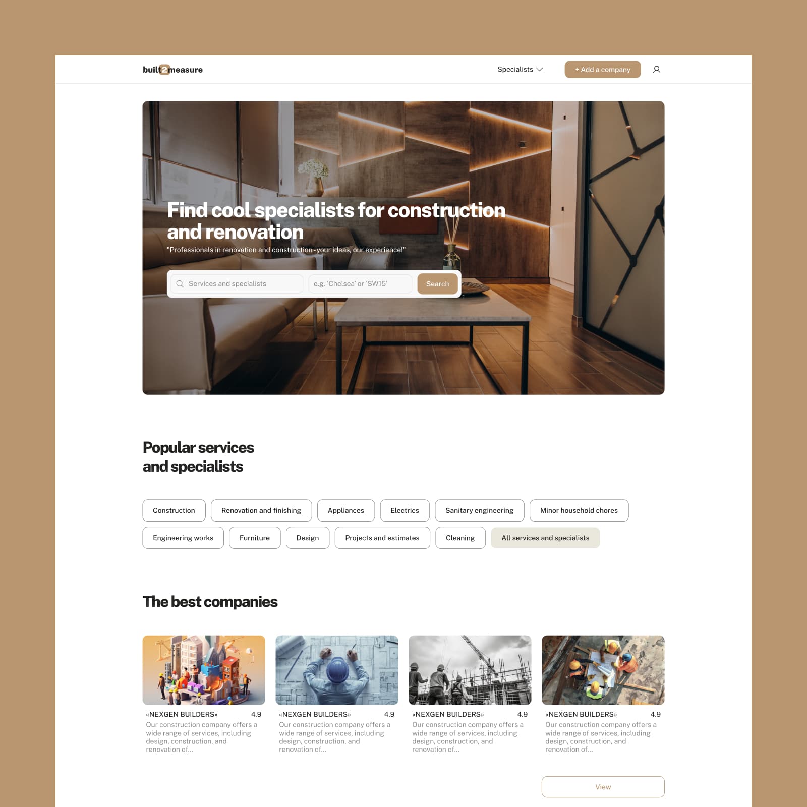 Built2Measure — process